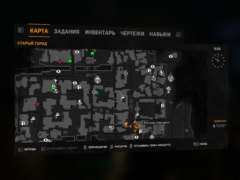 Dying light зоны карантина карта